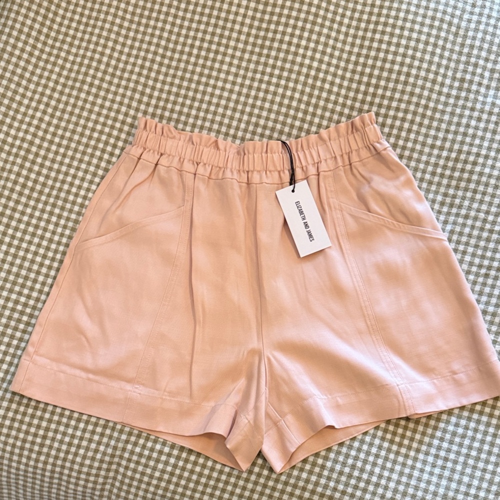 Elizabeth and James Blush High Waist Shorts